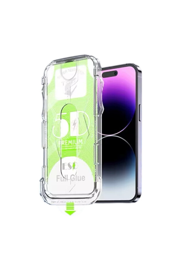 واقي شاشة متوافق مع iPhone 13 وiPhone 14 (Magic Glass Box)