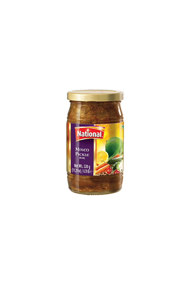 Traditional Mixed Vegetable Spicy Pickle in Mustard Oil (320g)