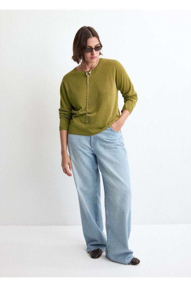 Uzun kollu triko kazak - 7