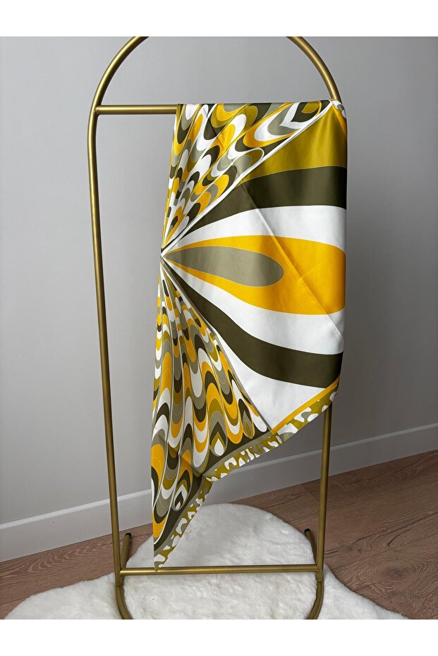 Soyut Twill Eşarp - 1