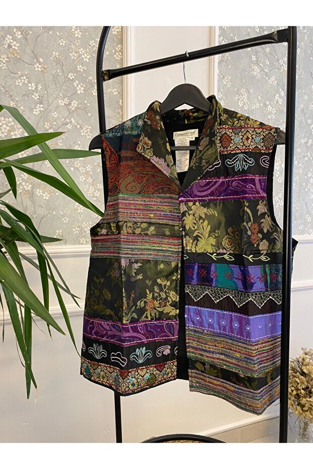 Bohem Patchwork Yelek - 1