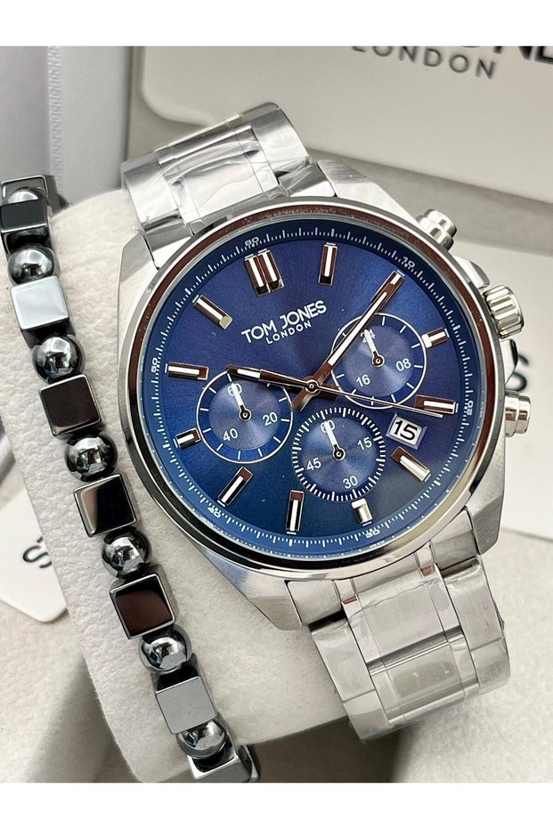 Men's Wristwatch with Calendar Steel Band 5 Atm Water Resistant-Wristwatch Gift
