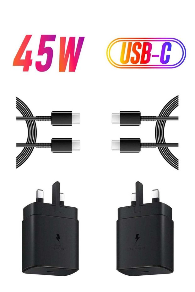 45W Super Fast Charger for Samsung,Gcstnn USB C Plug for Galaxy S24 Ultra/S24+/S24/S23 Ultra/S23/S2