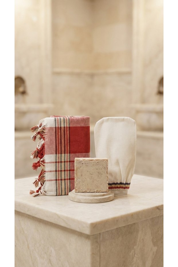Classic Red Peshtemal Set