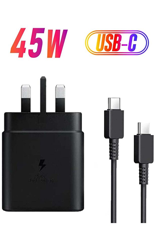 45W USB C Charger Super Fast Charger USB C with 5ft Cable for45W USB C Charger,compatible Samsung U