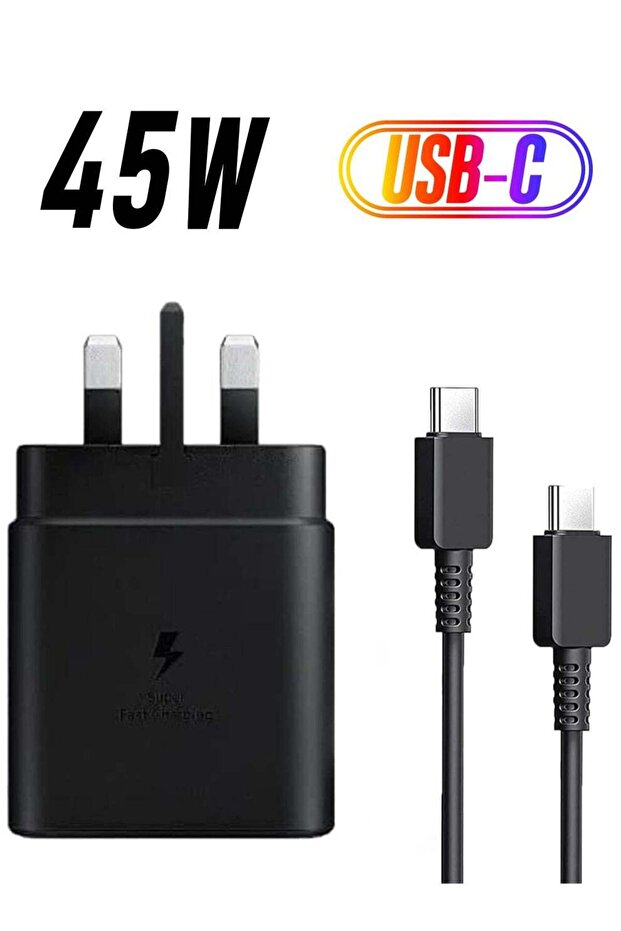 45W USB C Charger Super Fast Charger USB C with 5ft Cable for45W USB C Charger,compatible Samsung U