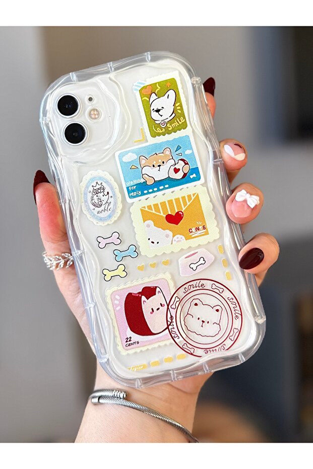 غطاء حماية شفاف بنمط ممتص للصدمات لهاتف آيفون 11 - 1