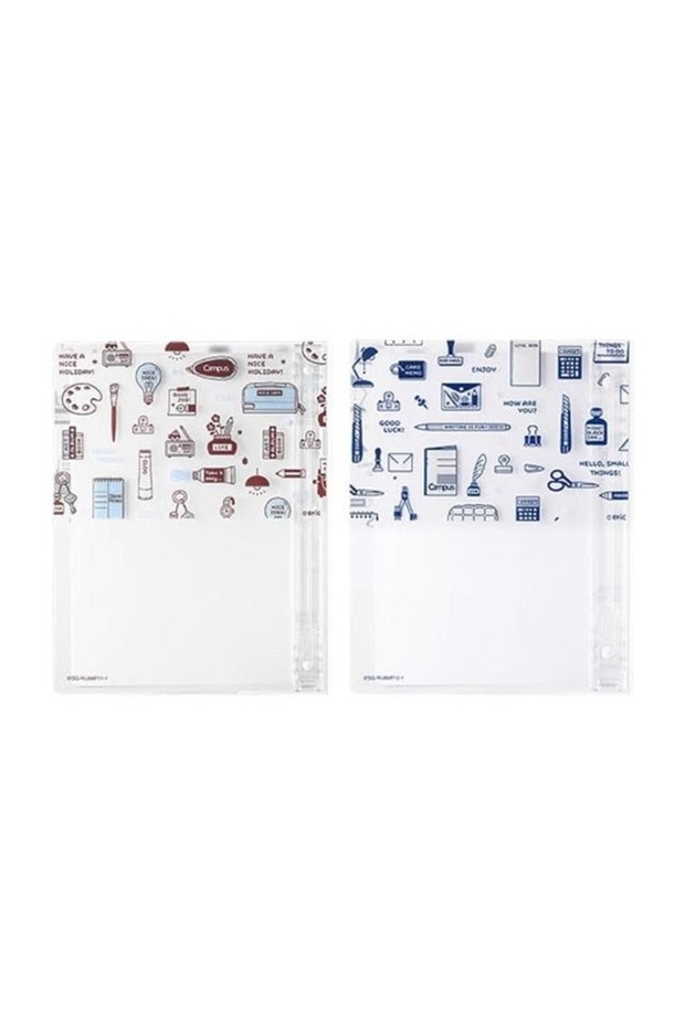 S2-Eric X Campus A5 Binder Notebook Color: Blue