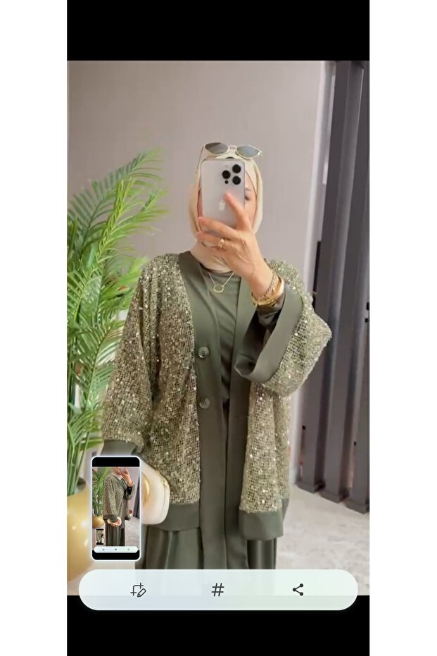 Pullu payet üçlü takim - 2