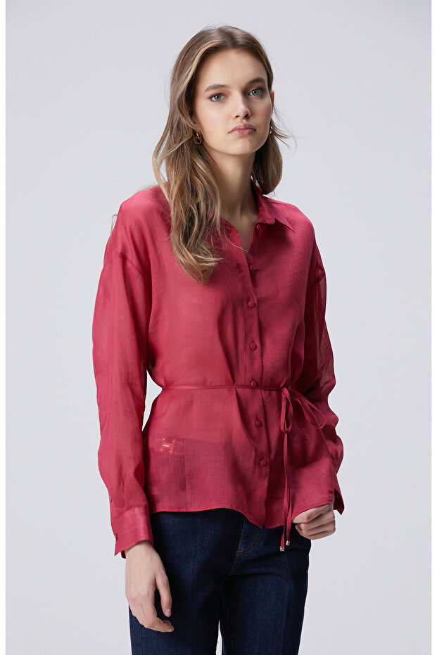 Vişne Rami Gömlek - 4