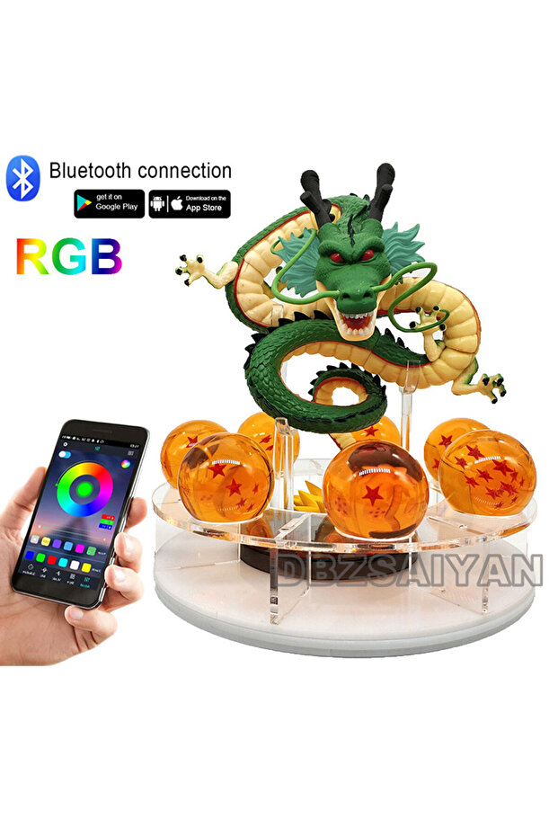 Bandai bluetooth rgb lamp Dragon Ball Shenlong Lamp Action Figure Shenron DBZ Led Night Light Shenlo