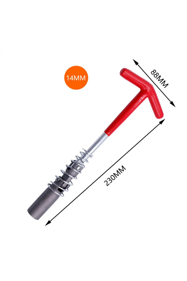 14mm Universal Spark Plug Removal Wrench 14mm/16mm/21mm 360 Degree Rotation Socket Auto Repair Tool