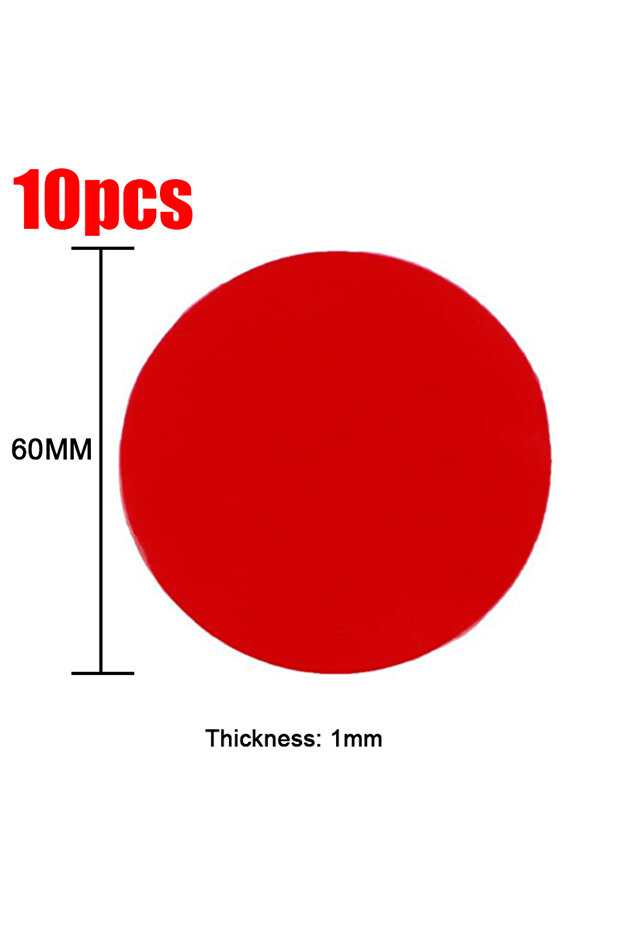 60mm Round 10PCS 10-100Pcs Transparent Acrylic Double Sided Tape Pads Waterproof No Trace Super Stro