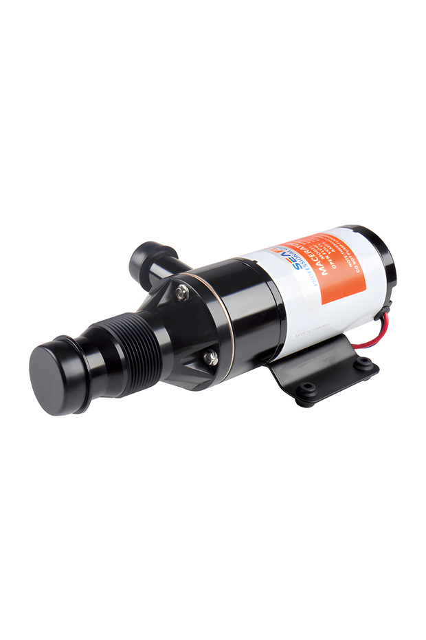 12GPM Marine Macerator Pump 01-Series, 12V/24V Sewage & Holding Tank, 4-Blade Chopper Motor X