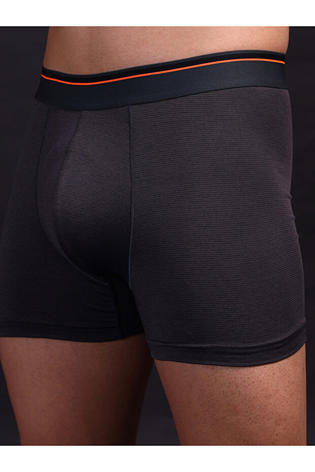 Men Solid 4-Way Stretch Trunks - 3