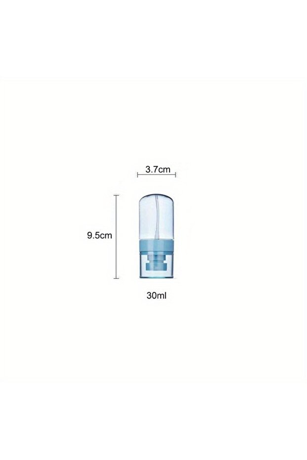Blue-30ml 30-100ml Portable Refillable Fine Mist Spray Bottle Empty Cosmetic Containers Spray Atomiz