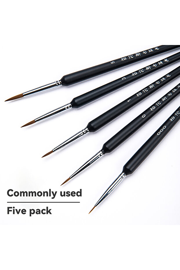5Pcs 11Pcs Miniature Painting Brushes Hook Line Pen Detail Fine Tip Paint Brushes Set For Gouache O