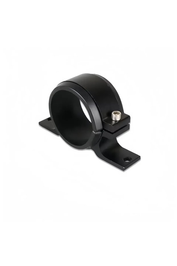 black 50mm Single External Oil Pump Fixing Bracket Fuel Pump Mounting Holder Filter Clamp Car Suppor