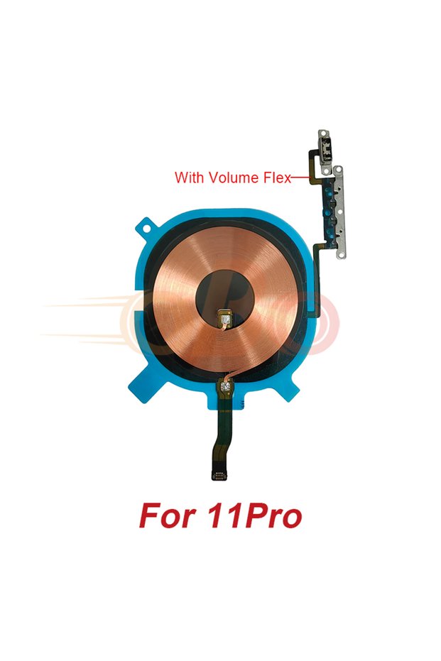 For 11Pro Wireless Charging Chip Coil Sticker With Volume Flex For iPhone X XR XS 11 Pro Max Wireles