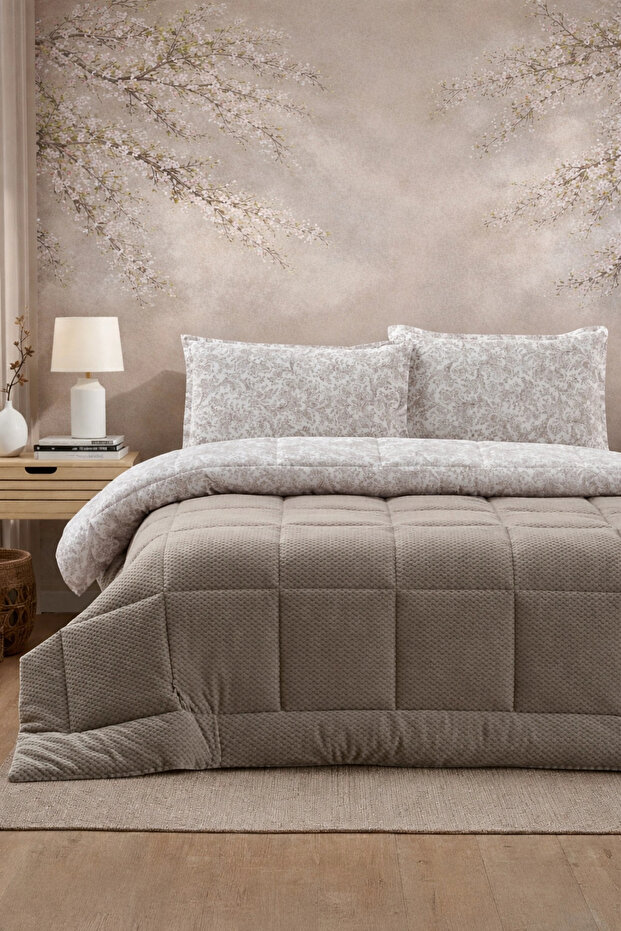 Comforter Set Bej - 1