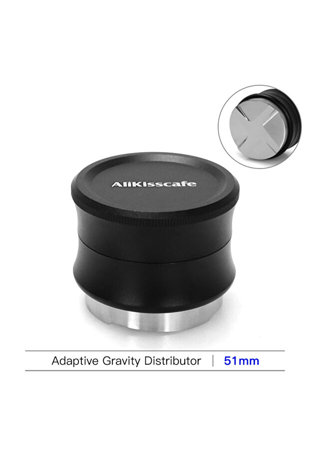 51mm Distributor AliKisscafe Coffee Tamper Impact 4 Spring Constant Pressure 30lb 51mm 53.3mm 58.5mm
