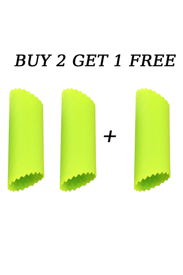 Green-3pcs Garlic Stripper Tube Peeling Garlic Silicone Garlic Peeler Peel Easy Useful Easy Kitchen