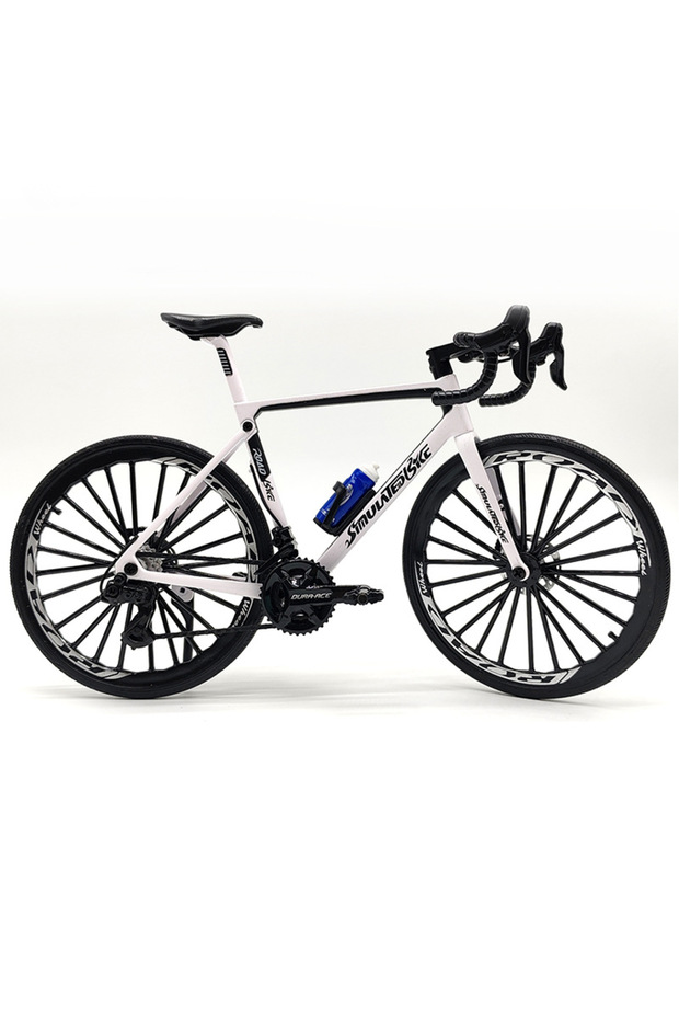 24W No Box New 1:8 Mini Alloy Bicycle Model Diecast Metal Toy Bikes Mountain Finger Bicycle Model Si