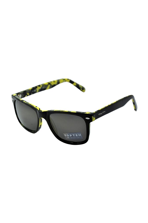 1C 7267 C97 Havana Black Gray Green Polarized Gray Square Unisex Sunglasses