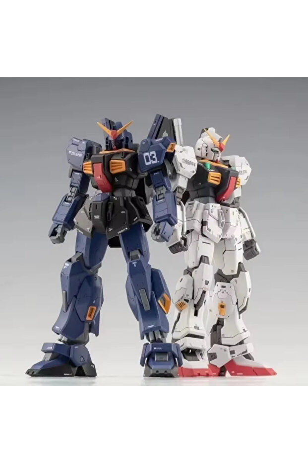 2pcs HG 1/144 Newborn -Ⅱ RX-178 Dual Color Scheme Mech Assembly Model Kits Action Figures Desktop De