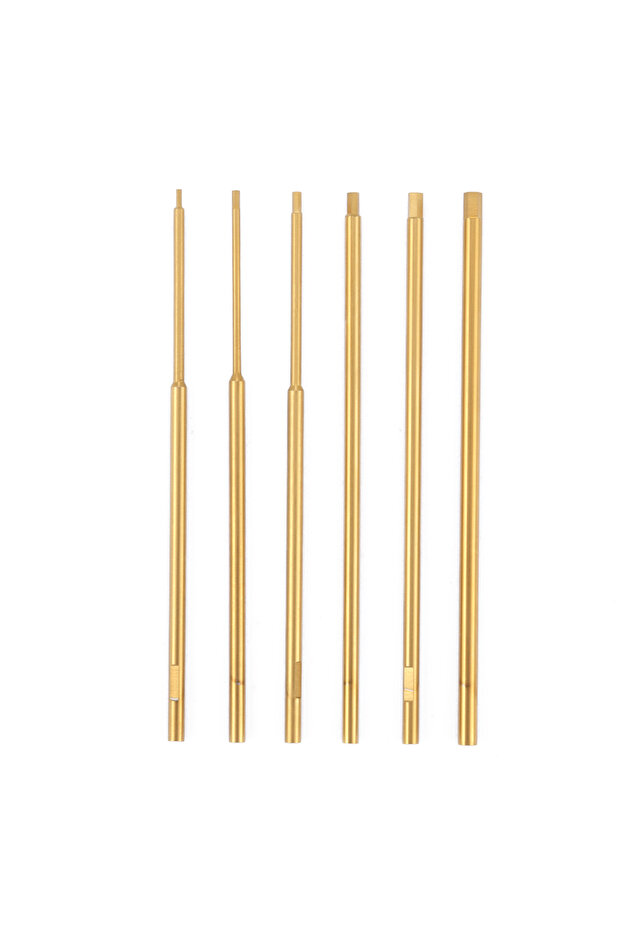 APWIKOGER 6Pcs Hexagonal Tip 0.9mm 1.27mm 1.5mm 2.0mm 2.5mm Hex Screwdriver Long Handle Tool