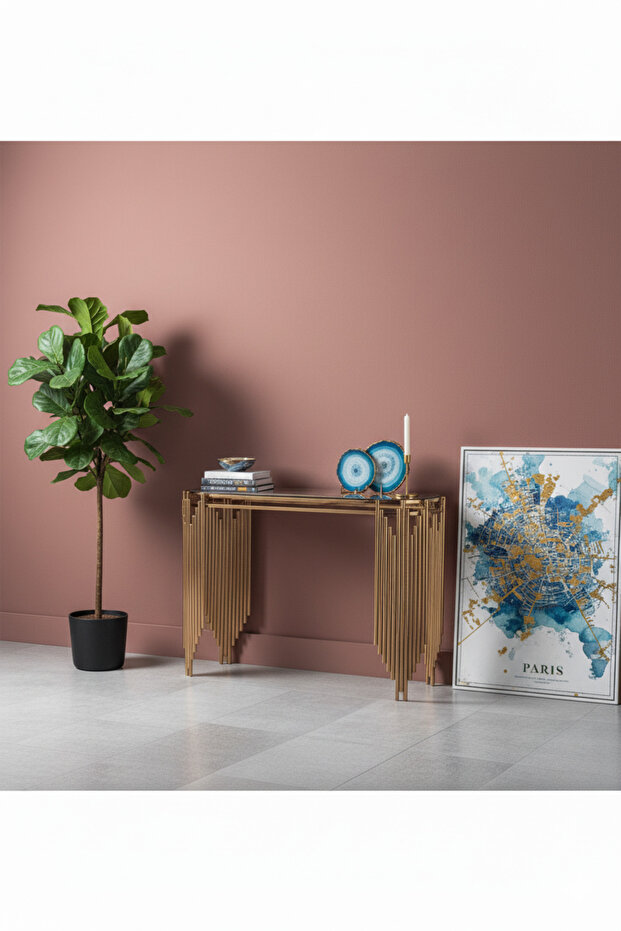 Piyano Model Lüx Paslanmaz Dresuar - 1