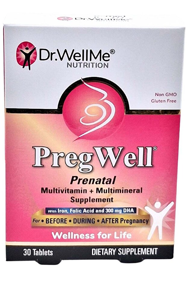 Dr.WellMe Pregwell Prenatal Tablets 30S