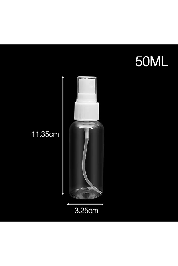 Plastic 50ml 10ml/20ml/50ml/100ml/150ml/250ml Portable Clear Plastic Spray Bottle Handheld Plant Spr