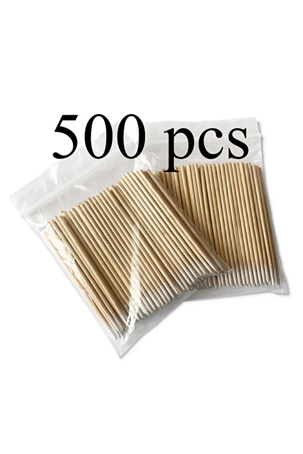 500pcs 100/500pcs Micro Wood Cotton Swab Eyelash Extension Tools Tatoo Microblading Cleaning Wooden