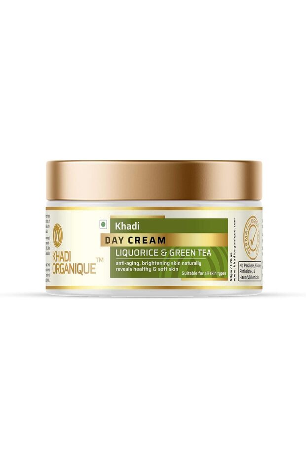 Khadi Day Cream (Liquorice & Green tea) 50 Gm