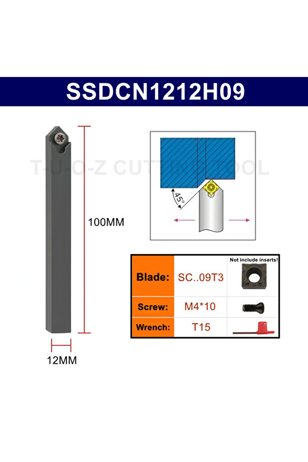 SSDCN1212H09 External Turning Tool SSDCN SSBCR SSBCL SSKCR SSKCL SSSCR SSSCL 1212H09 1616H09 2020K09