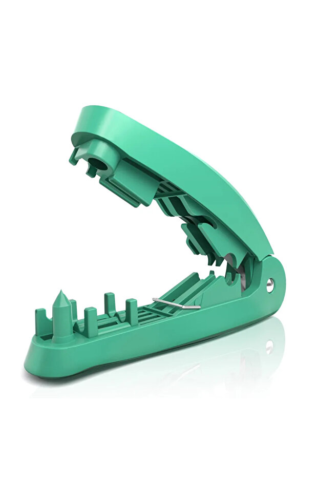 أداة تقشير كابلات إيثرنت RJ45 متعددة الوظائف من زويراكس، خضراء اللون، مزودة بوظائف القطع والتقشير وفك التشابك.