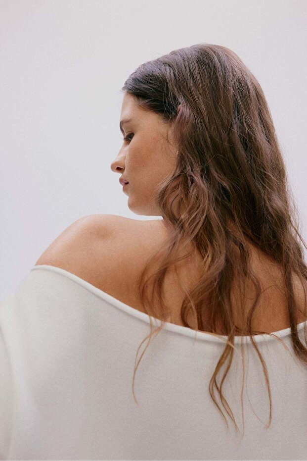 سترة مكشوفة الكتفين - 4