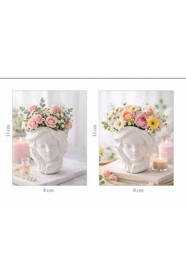 DEKOR KIZ FİGÜR VAZO - 4