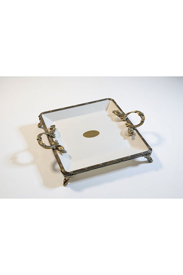 Classy Square Presentation Plate Antique 24*30 cm