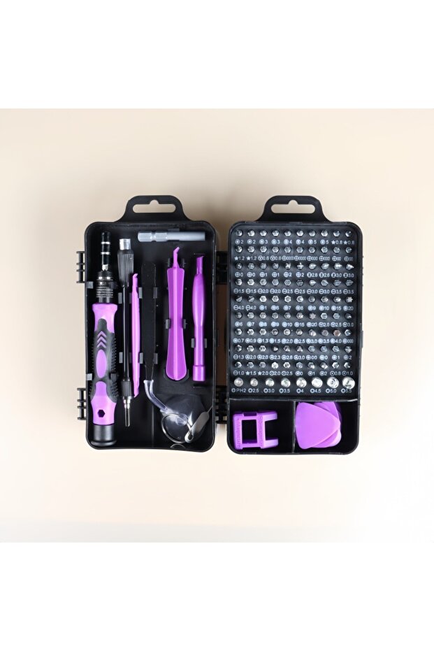 115 in 1 115-in-1 Multi-Functional Screwdriver Set – Strong Magnetic High Hardness Tool Kit with Spe
