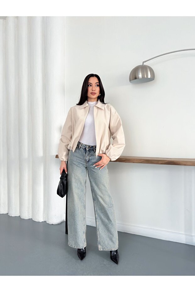 سترة بومبر كبيرة الحجم - 3