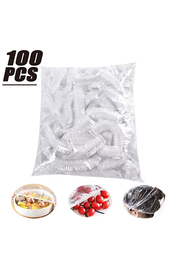 100PCS 20-500pcs Disposable Food Cover Food Grade Fruit Vegetable Storage Bag Elastic Plastic Bag Bo