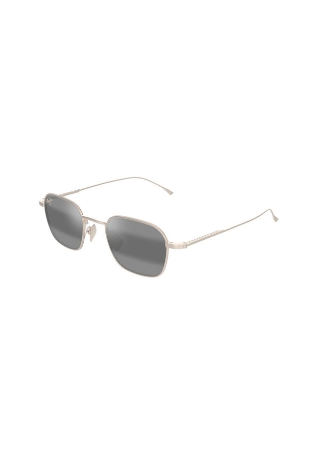 Mj 0690S 00116 48 Unisex Square Fleece Size Gold Mirrored Metal Sunglasses