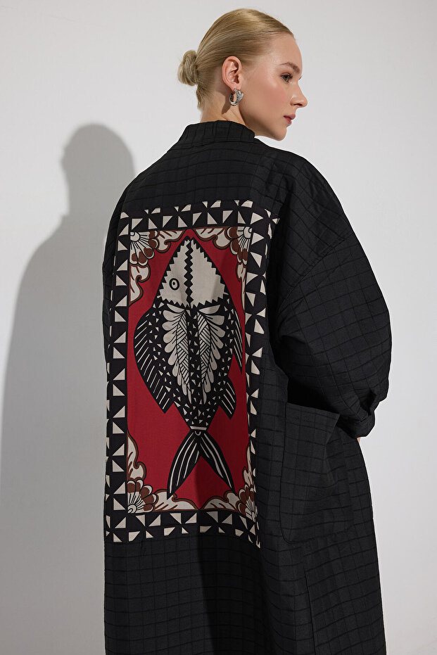 BASKILI KAPİTONE KİMONO - 5