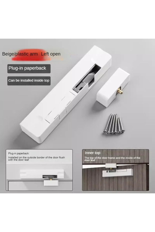 Mi Bai - Left Open Door Closer Stopper Automatic Closer Lkpestillo Puerta Porta Retratil Closingtop