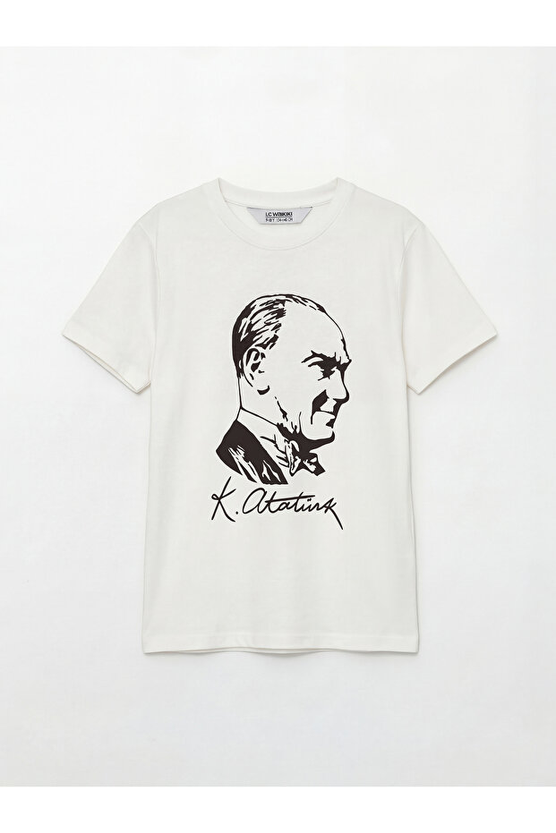 Zero Roba Collar Ataturk Printed Boys' T-Shirt from Uzg Store to Style Keepers