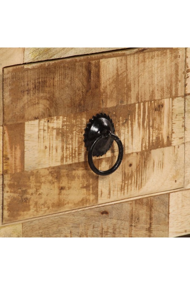 Coffee table, 80 x 40 x 35 cm, solid mango wood - 7