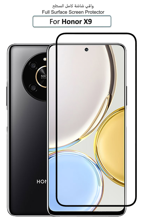 واقي شاشة زجاجي ممتاز لهاتف Honor X9