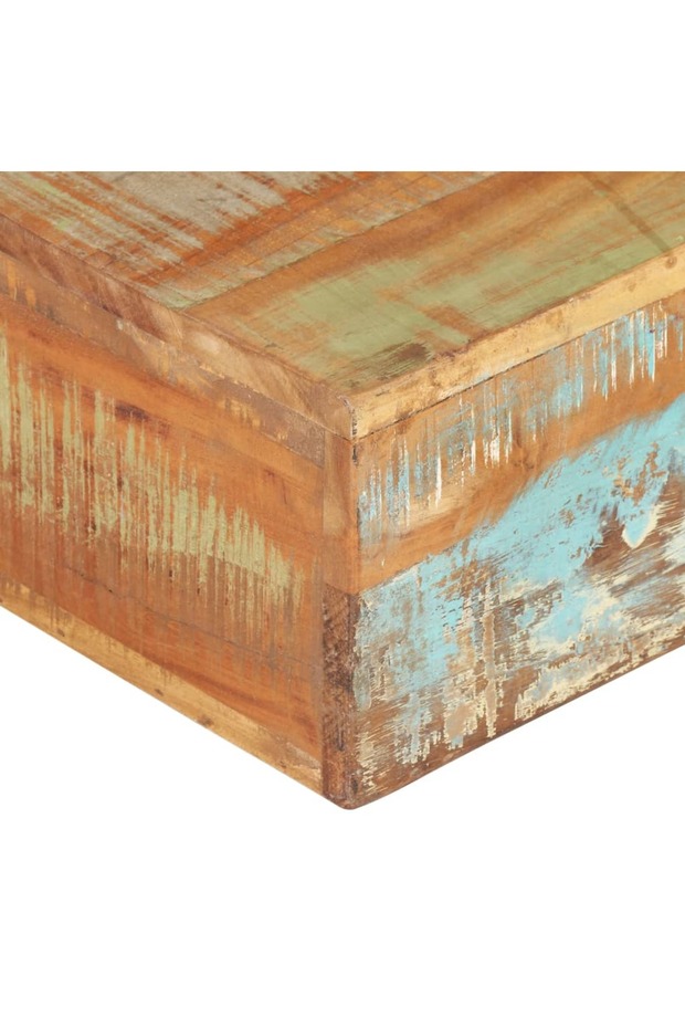 Coffee table, 80x80x28 cm, solid mango wood - 3
